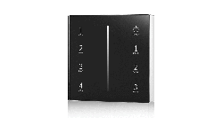 Панель T21 – DIM - B (4 зоны, 2.4G, Sensor, черный корпус)