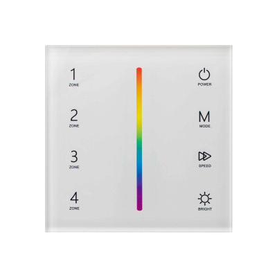 Панель T13-1 – RGB (4 зоны, 2.4G, Sensor)