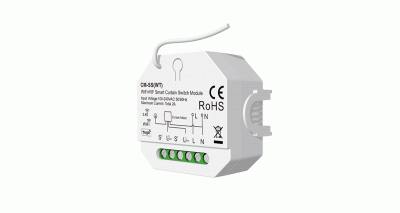 Контроллер-выключатель CM-SS(WT) (220V, 5x3A, 2.4G, WiFi, Tuya)