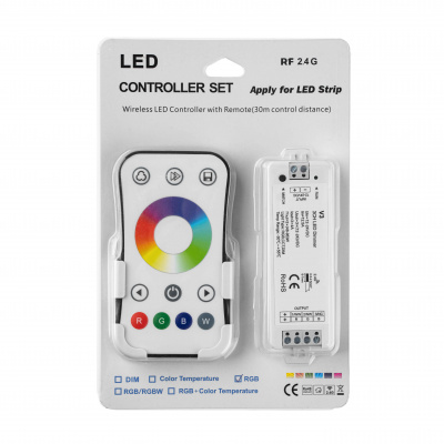Комплект V3+R8-1 – RGB (12-24DC, 1 зона, 2.4G)