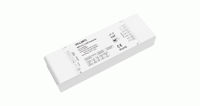 Контроллер V5-L - RGB+CCT, RGB+W, RGB, CCT, DIM (12-24DC, 5x6A, 2.4G, WiFi, Tuya)