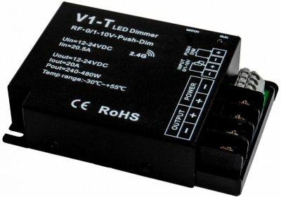 Диммер V1-T-DIM (12-24DC, 20A, 2.4G)