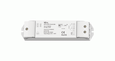 Контроллер V2-L - CCT, DIM (12-36DC, 2x8A, 2.4G)